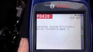 Toyota fault code p0420