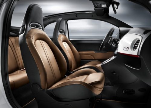 Interior of Abarth 500C