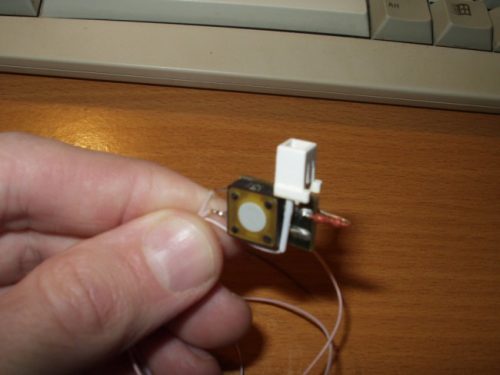 Indicator with LED lamp for diagnostic purposes