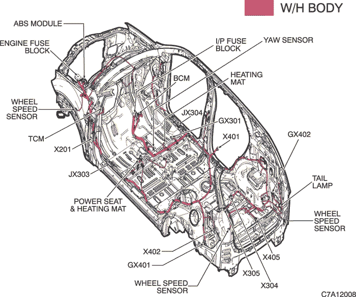 Location Of Connectors And Joints Of The Mass - W / O Bodies